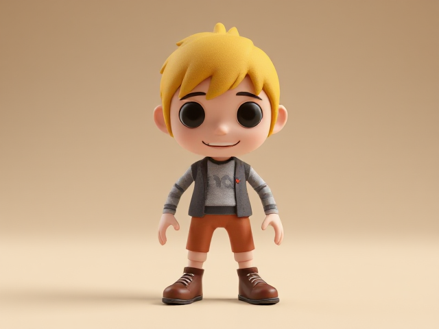 Modèle 3D personnage du manga « chainsaw man » modèle personnage