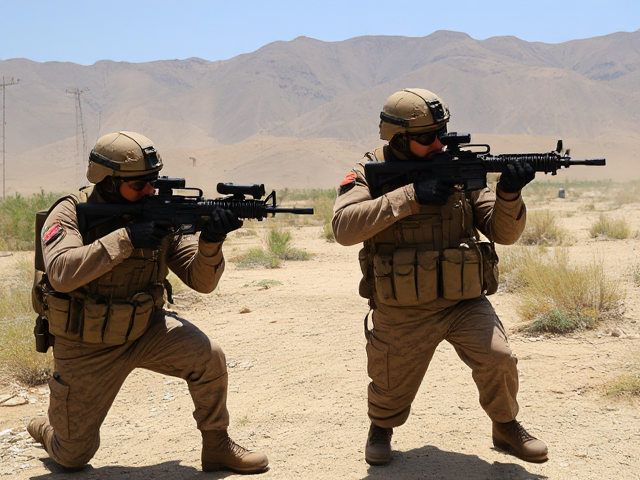 American Soldier's get into a gunfight with terrorists in afghanistan