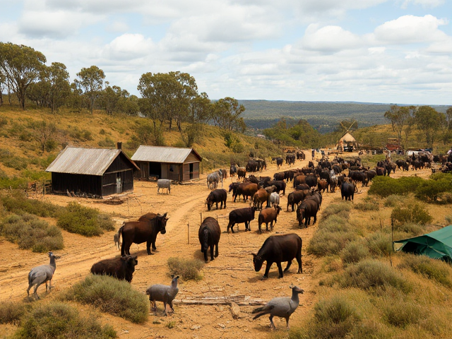 The goldrush in Australia 1800s