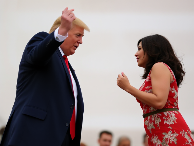 Donald Trump defeating kamala harris