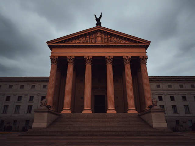 Create an image that symbolizes eyewitness testimony, but make it relate to the justice system.