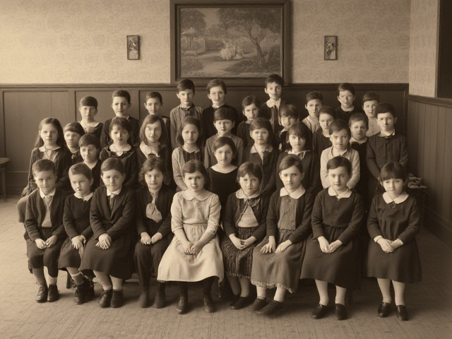 children in Australia 1800s in school