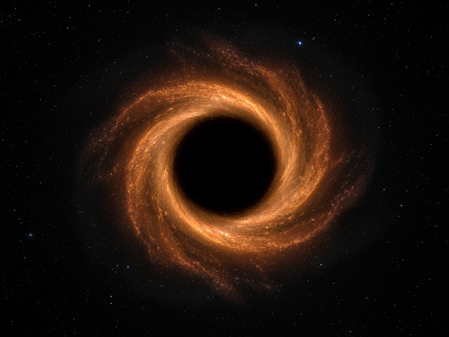 A circular galaxy black hole