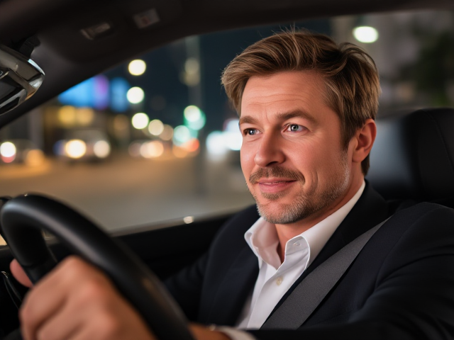 Brad pitt qui est au volant de la papamobile