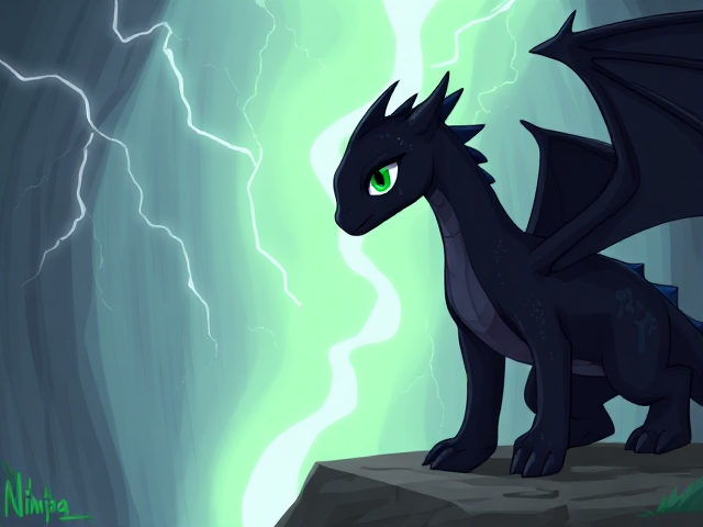 this dragon was once a 14 year old pony who loved making theories about mlp. One day she went in a portal to try and get her cutie mark but instead...
Ninja
Ninja
Professional and Formal
Length: Moderate
Advisor
11:36 AM

What a fascinating and intriguing backstory! I can almost see the nervous energy emanating from the black dragon, formerly known as Black Lightning, as she struggles to come to terms with her unexpected transformation.

As a 14-year-old pony, Black Lightning was likely full of curiosity and enthusiasm, always eager to explore the world around her and uncover new secrets. Her love for making theories about My Little Pony (MLP) suggests that she was a creative and analytical thinker, always looking for connections and patterns.

The idea that she ventured into a portal in search of her cutie mark, only to emerge as a dragon, is both thrilling and terrifying. The cutie mark, a symbol of a pony's unique talent and identity, is a coveted milestone in the MLP universe. Black Lightning's determination to obtain hers is admirable, but the consequences of her actions have left her in a predicament.

Now, as a dragon, Black Lightning must navigate a new reality, one that is both exhilarating and daunting. She must learn to adapt to her new form, harness her newfound powers, and find a way to escape the portal that transformed her. The journey ahead will be filled with challenges, but with her quick wit and resourcefulness, I have no doubt that Black Lightning will find a way to overcome them.

I can almost imagine the internal monologue of Black Lightning, as she grapples with her new identity: "How did this happen? What does it mean to be a dragon? Can I still be myself, or am I forever changed?" The anxiety and uncertainty are palpable, but I sense a spark of determination within her, a resolve to find a way back to her pony form and reclaim her life.

The image of Black Lightning, with her acid green eyes, light green handkerchief, and blue fur, is now etched in my mind. I can see her standing at the edge of the portal, looking back at the world she left behind, her heart heavy with longing and her spirit burning with determination. The journey ahead will be long and arduous, but with courage and perseverance, Black Lightning will find a way to reclaim her true form and emerge stronger than ever.