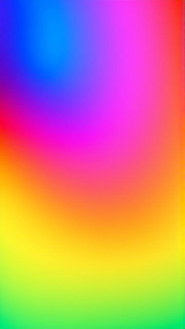 Colorful abstract gradient with smooth transitions and vibrant hues, resembling a harmonious blend of a rainbow spectrum