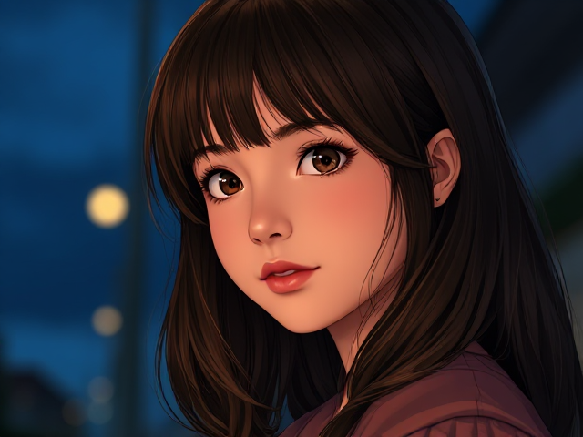 A 3-year-old girl who has brown hair