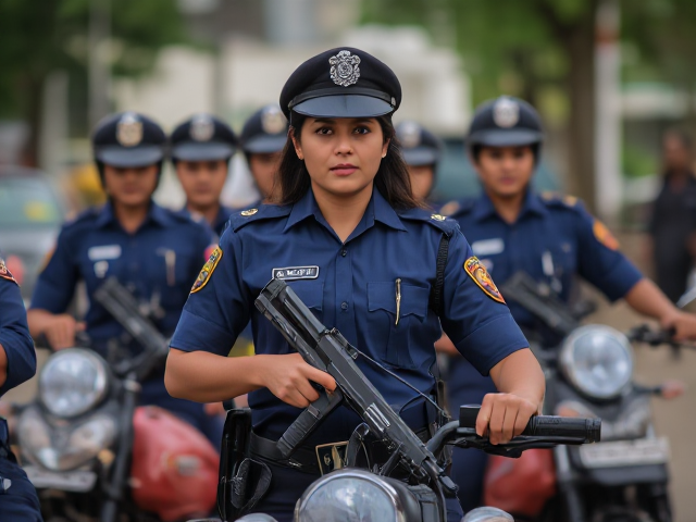 a south indian police women