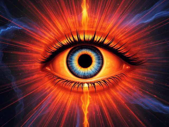 GOD returns to destroy evil eye new world new colors