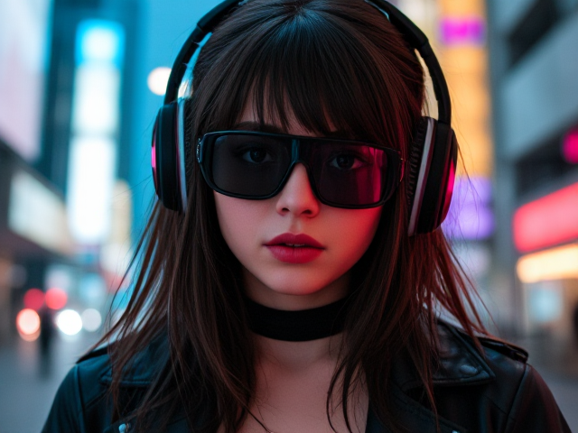 Cyberpunk girl