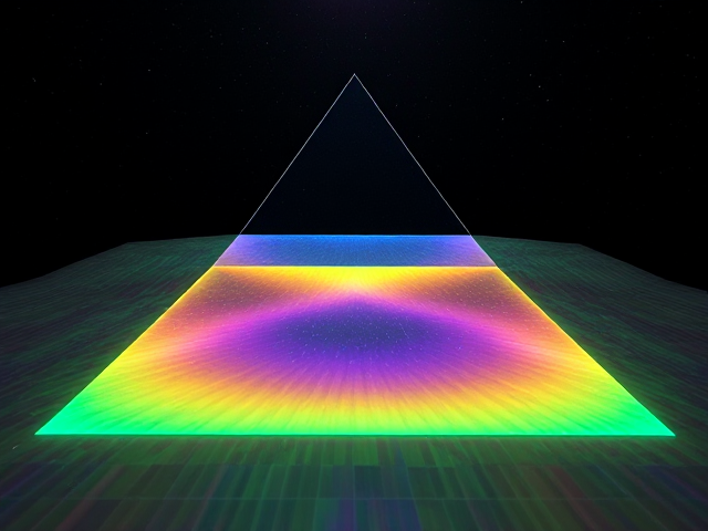 A three sided holographic plain