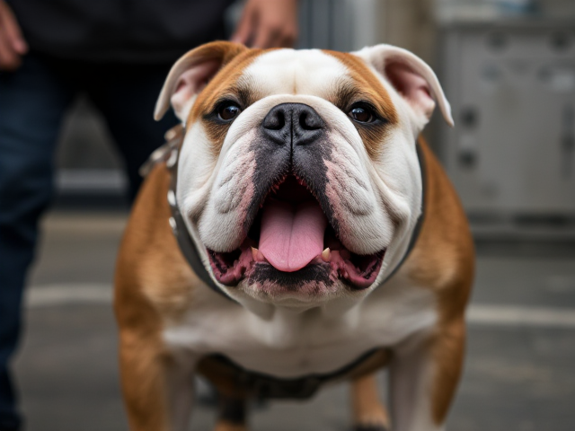 Badass Bulldog with senior chief anchor combination cover