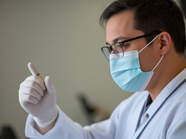 Photo realistic positive covid test