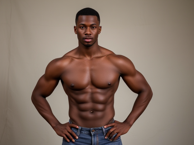 Muscular young Igbo man