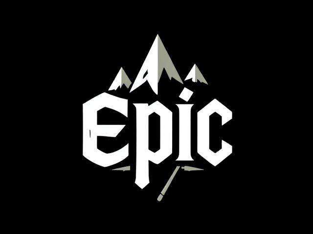 crie uma logo com o nome Epic que queria refletir na imagem o que o nome diz e varias opcoes