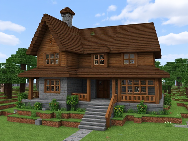 Very detailed Minecraft house