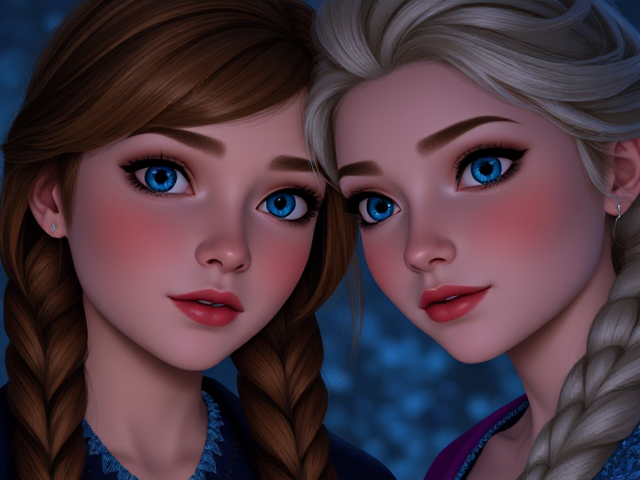 Anna and Elsa