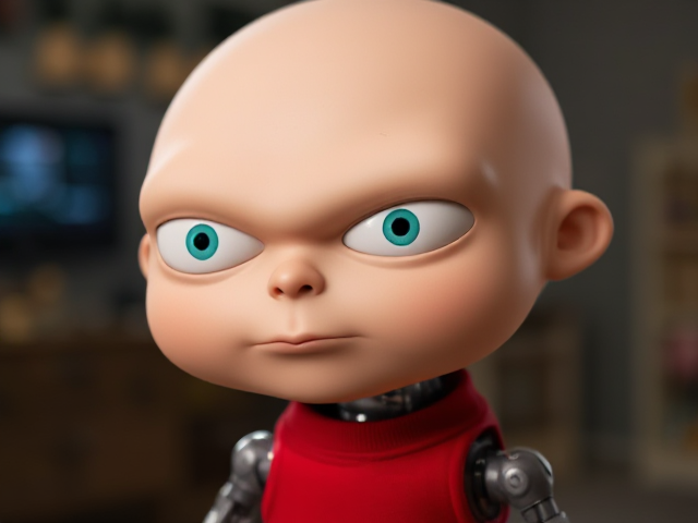 Stewie Griffin as prosthetic robotic
