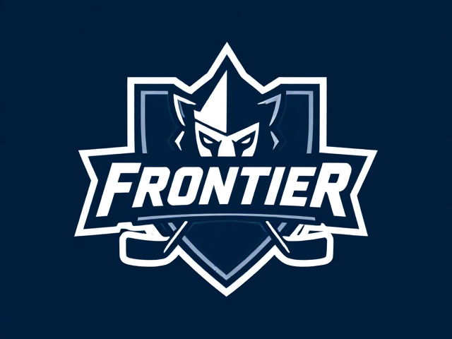 Hockey team logo named frontier