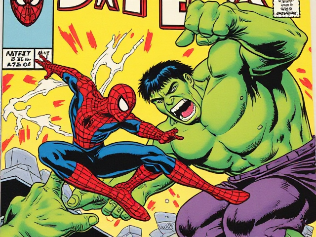 1980s comic cover Spider-Man vs the hulk