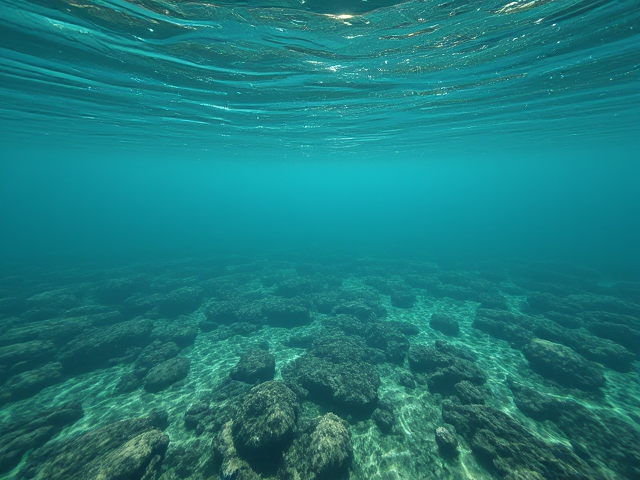 Hyperrealistic alien water world